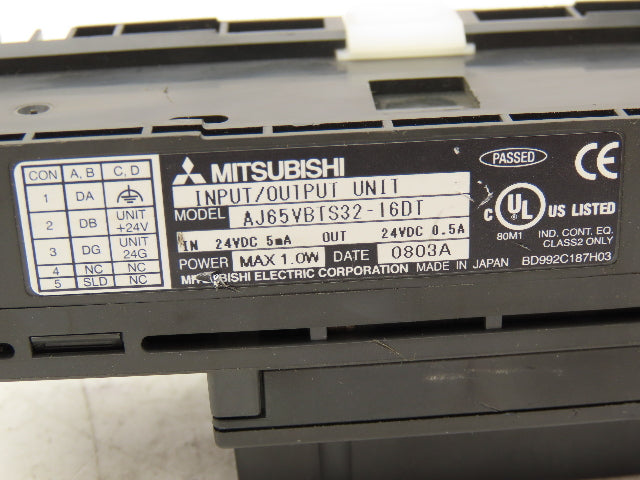 Mitsubishi AJ65VBTS32-16DT Remote I/O Controller MELSEC-A Series