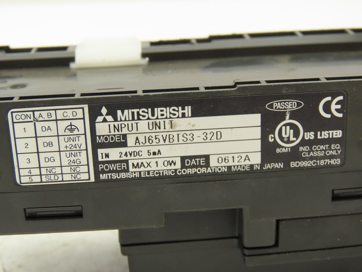 Mitsubishi AJ65VBTS3-32D Remote I/O Controller MELSEC-A Series 32 Digital Inputs