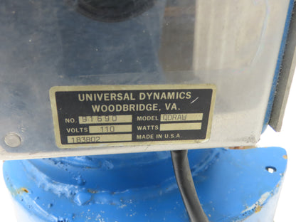 Universal Dynamics QDRAW Pneumatic Vacuum Hopper Loader 6" Flap Tube 120V