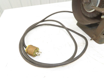 The Cincinnati BEA 102 Vintage 6" Pedestal Grinder 1/4Hp 3450rpm 115V Double-End