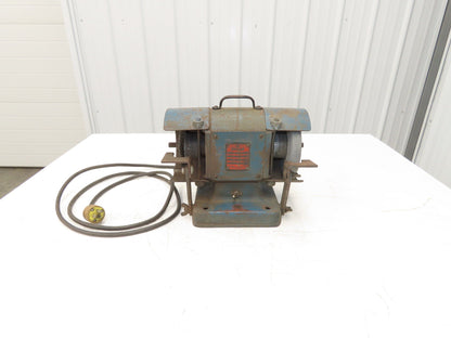 The Cincinnati BEA 102 Vintage 6" Pedestal Grinder 1/4Hp 3450rpm 115V Double-End