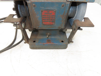 The Cincinnati BEA 102 Vintage 6" Pedestal Grinder 1/4Hp 3450rpm 115V Double-End