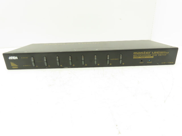 Aten CS-1758 MasterView Max KVM Switch 8-Way USB &PS/22 VGA Audio In/Out 3.5mm