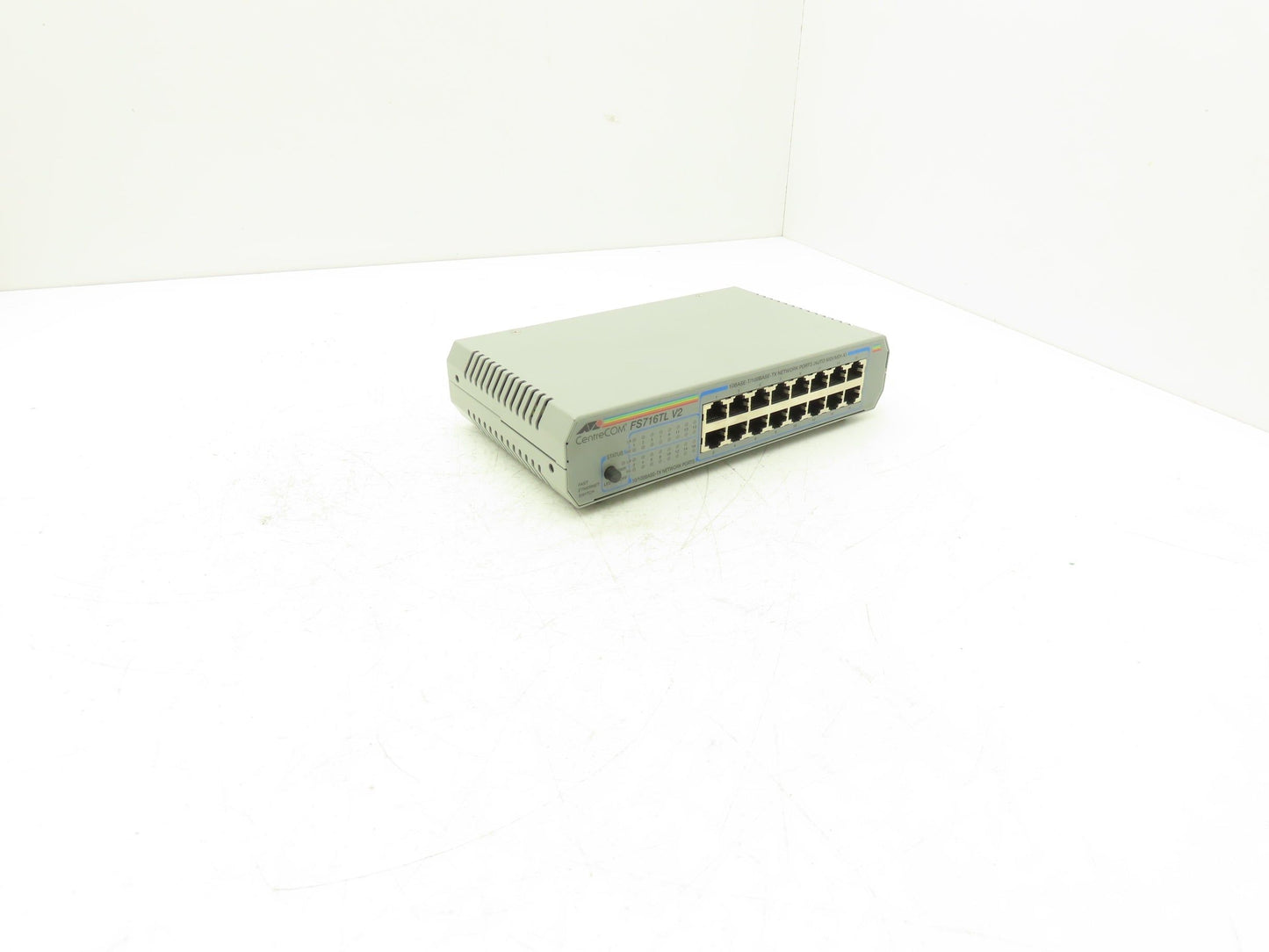 Allied Telesis FS716TL V2 Fast Ethernet Switch CentreCOM 16 Port 100-240VAC