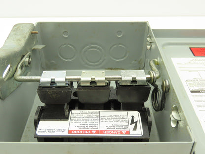 Siemens I-T-E JU321 Safety Switch Disconnect 30A 240VAC 7.5HP Non Fused
