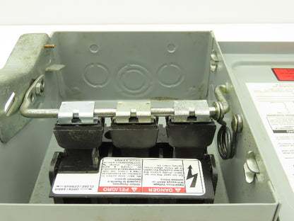 Siemens I-T-E JU321 Safety Switch Disconnect 30A 240VAC 7.5HP Non Fused