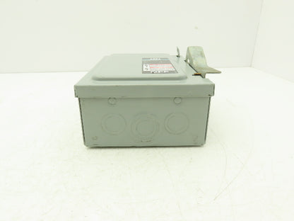 Siemens I-T-E JU321 Safety Switch Disconnect 30A 240VAC 7.5HP Non Fused