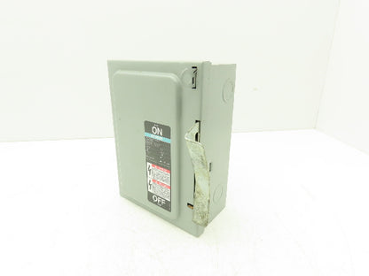 Siemens I-T-E JU321 Safety Switch Disconnect 30A 240VAC 7.5HP Non Fused