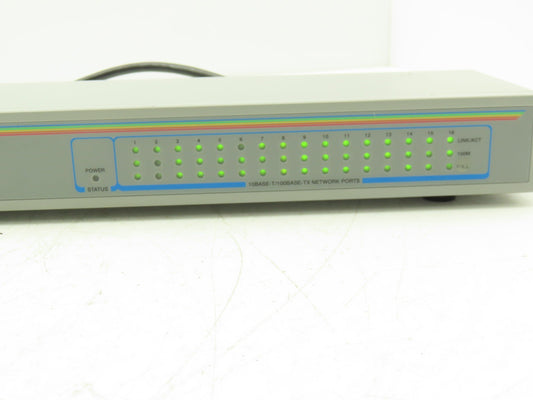 Allied Telesis FS716TXL Fast Ethernet Switch CentreCOM 16 Port 100-240VAC 0.4A