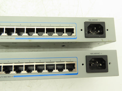 AT FS716TXL Fast Ethernet Switch CentreCOM 16 Port 100-240VAC 0.4A Lot of 2