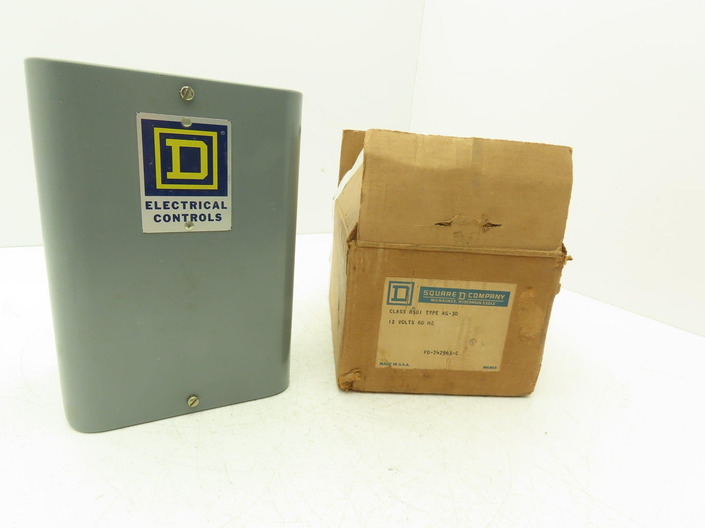 Square D 8501 A0-30 Solid State Overload Relay SER C 600V 12V Coil