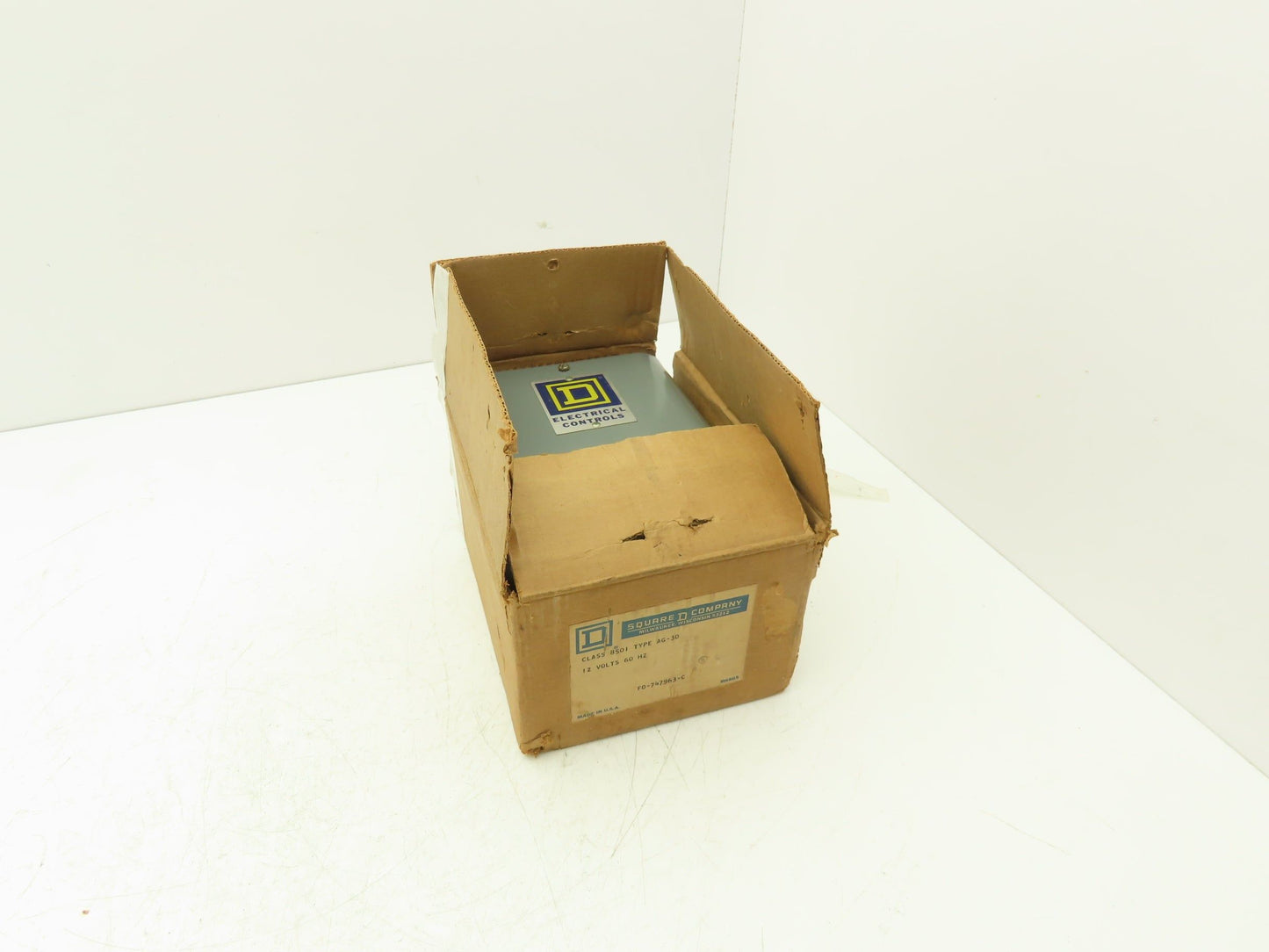 Square D 8501 A0-30 Solid State Overload Relay SER C 600V 12V Coil