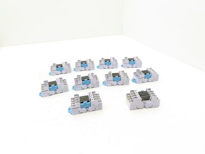 Panasonic AY34002 RT-3 Unit Relay 24VDC w/4 PCS PhotoMOS Power AQZ102 Lot of 10