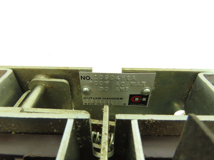 Cuttler Hammer 10904H2A Disconnect Switch 30A 600VAC 25HP 3PH Non Fused