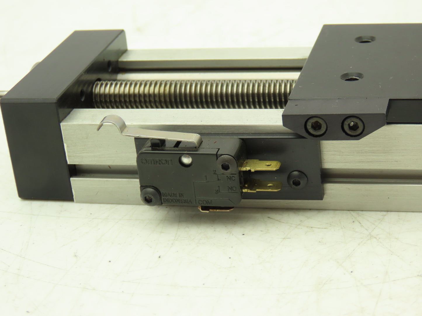 Thomson MS33-201244 Ball Screw Linear Actuator 13-9/16" Stroke 5/80" Per Rev