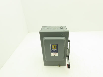 Square D H 321 Fused Safety Disconnect Switch 30A 240VAC 7.5HP 3Ph New