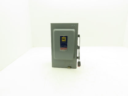 Square D H 321 Fused Safety Disconnect Switch 30A 240VAC 7.5HP 3Ph New