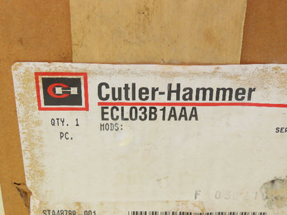 Cuttler Hammer ECL03B1AAA Lighting Contactor Electrical Enclosure No Contactors