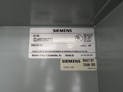 Siemens CLHBG06277 Lighting & Heating Contactor Electrical Enclosure 30A