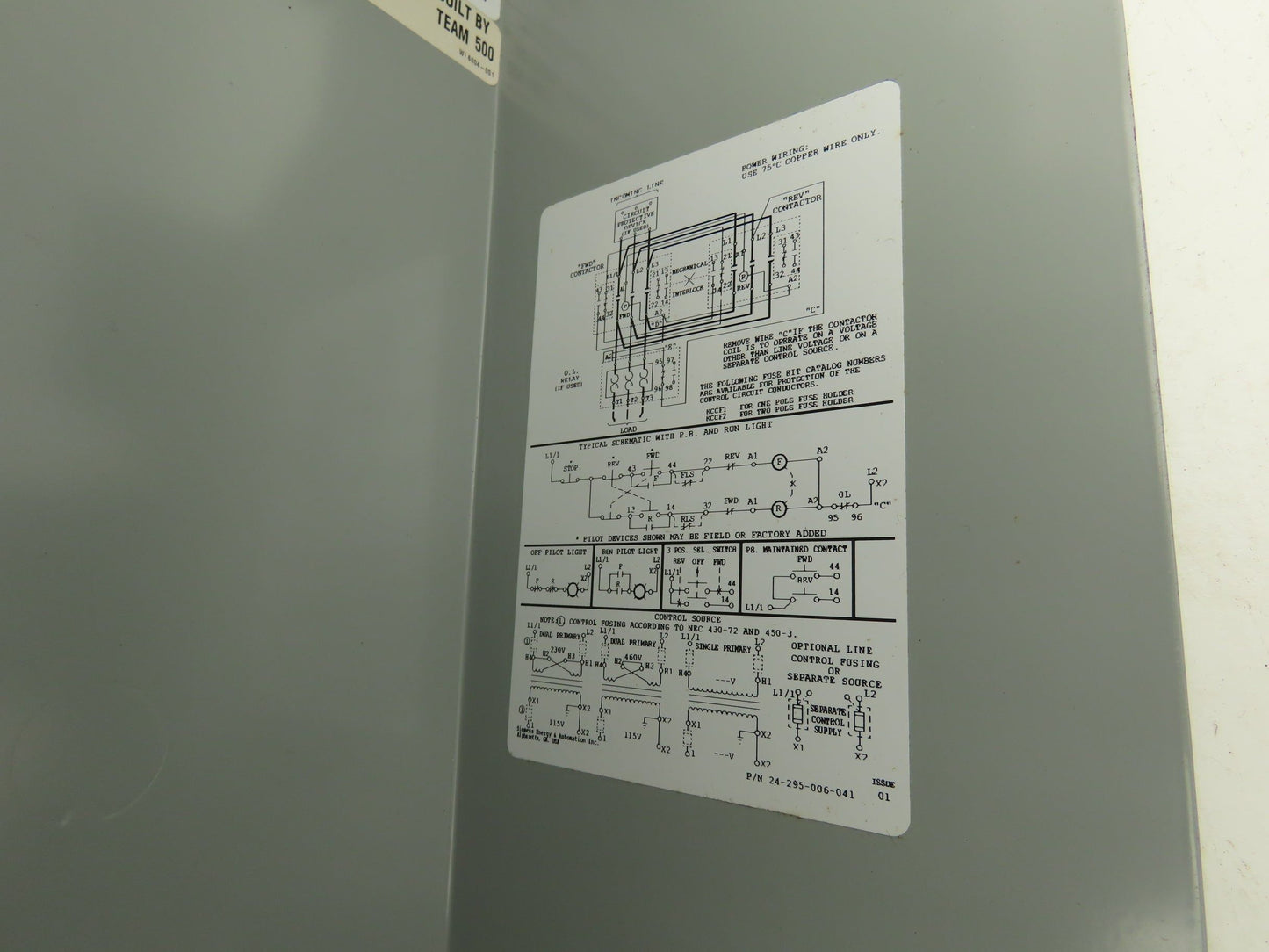 Siemens CLHBG06277 Lighting & Heating Contactor Electrical Enclosure 30A