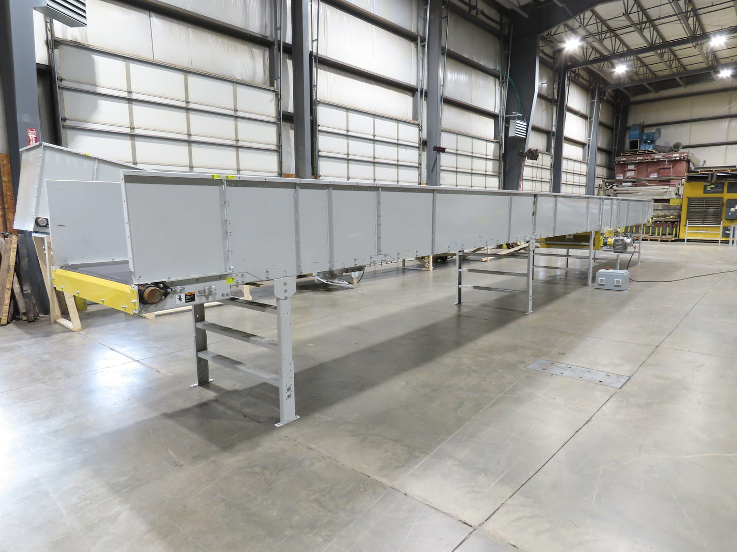 Hytrol BPC 49"x 50' 6" Slider Bed Conveyor 47"Belt 7.5Hp 3PH Center Drive 124fpm