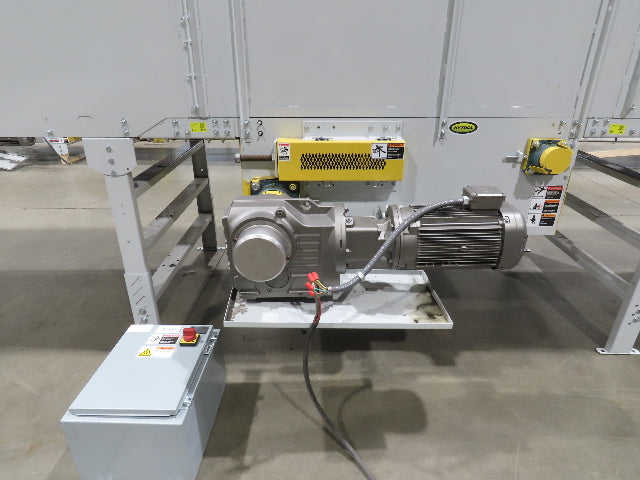 Hytrol BPC 49"x 50' 6" Slider Bed Conveyor 47"Belt 7.5Hp 3PH Center Drive 124fpm