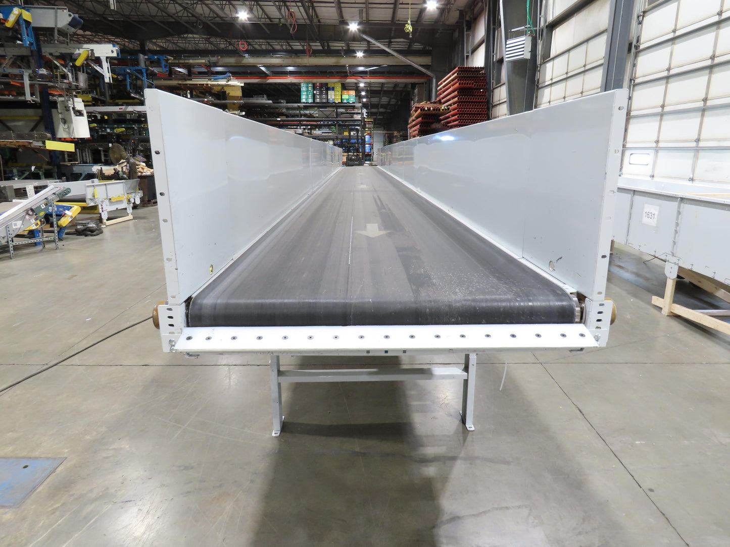 Hytrol BPC 49"x 50' 6" Slider Bed Conveyor 47"Belt 7.5Hp 3PH Center Drive 124fpm