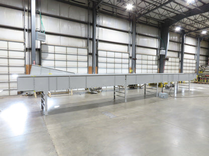 Hytrol BPC 49"x 50' 6" Slider Bed Conveyor 47"Belt 7.5Hp 3PH Center Drive 124fpm