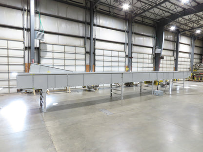 Hytrol BPC 49"x 50' 6" Slider Bed Conveyor 47"Belt 7.5Hp 3PH Center Drive 124fpm