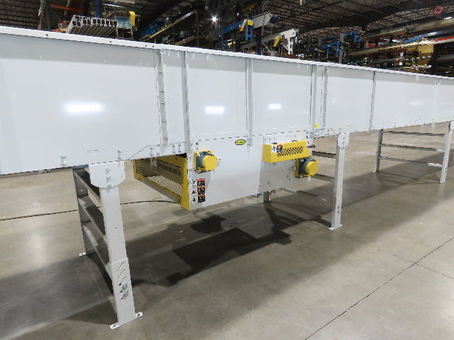 Hytrol BPC 49"x 50' 6" Slider Bed Conveyor 47"Belt 7.5Hp 3PH Center Drive 124fpm