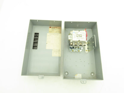 Cuttler Hammer 6710C54G31 ECL04C1A4A Lighting Contactor Electrical Enclosure