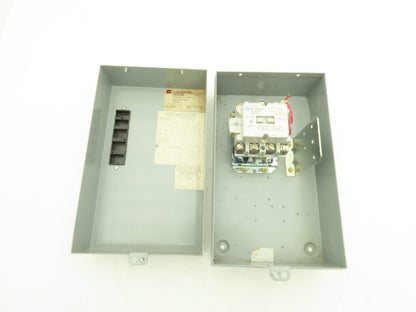 Cuttler Hammer 6710C54G31 ECL04C1A4A Lighting Contactor Electrical Enclosure