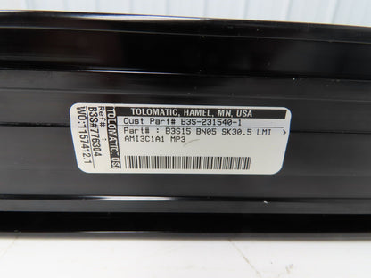 Tolomatic B3S-231540-1 Ball Screw Linear Actuator 30.5" Stroke 1/5" Per Rev