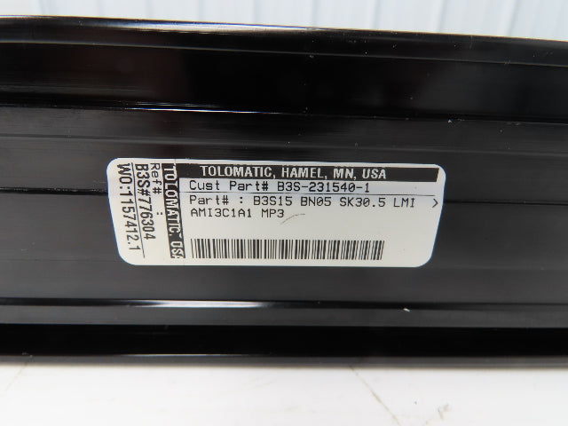 Tolomatic B3S-231540-1 Ball Screw Linear Actuator 30.5" Stroke 1/5" Per Rev