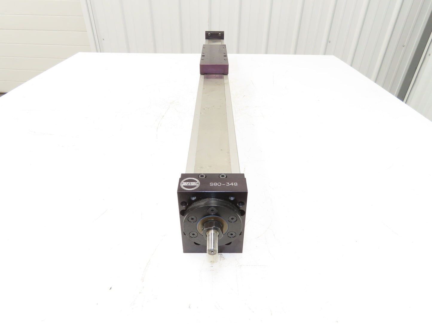 Bimba S80-348 Ball Screw Linear Actuator 28" Stroke 1/5" Per Rev 12mm Shaft