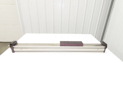 Bimba S80-348 Ball Screw Linear Actuator 28" Stroke 1/5" Per Rev 12mm Shaft