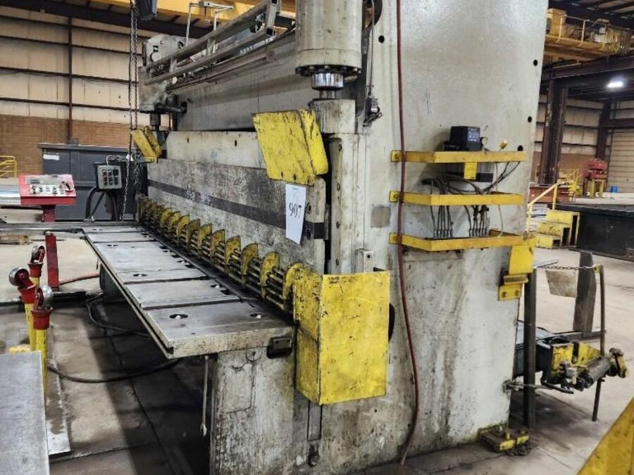 Cincinnati 4SE12 Hydraulic Metal Shear 12' x 1/2" Squaring Back Gauge Unloader