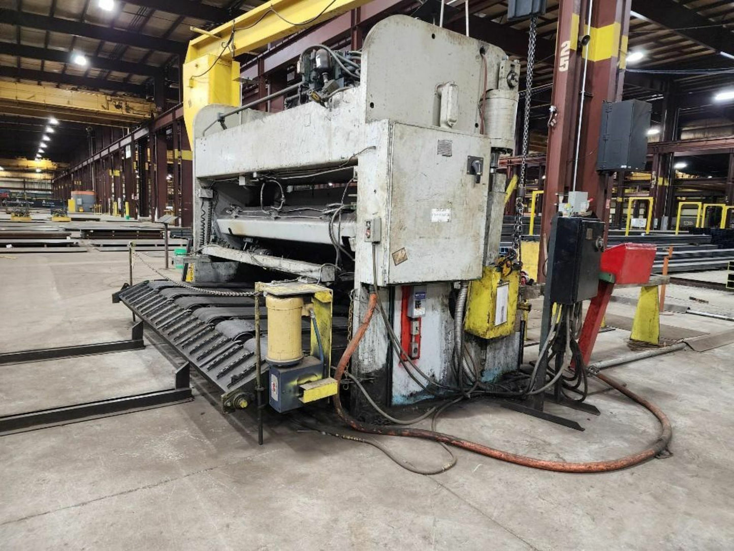 Cincinnati 4SE12 Hydraulic Metal Shear 12' x 1/2" Squaring Back Gauge Unloader