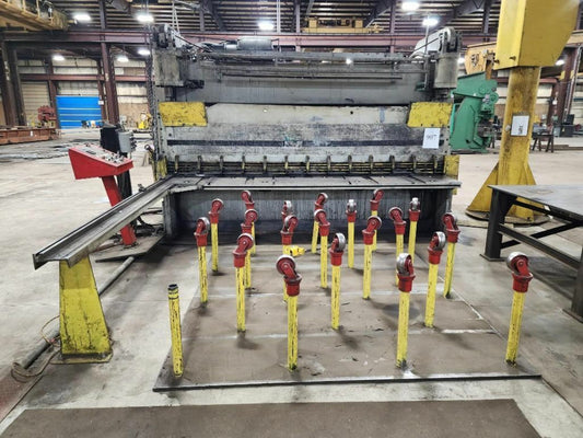 Cincinnati 4SE12 Hydraulic Metal Shear 12' x 1/2" Squaring Back Gauge Unloader