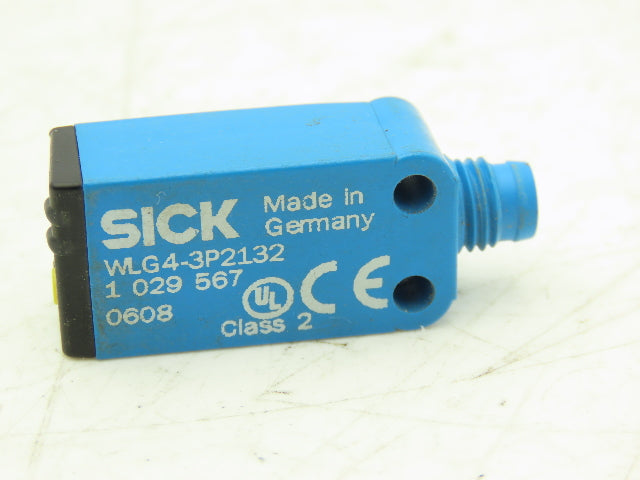 Sick WLG4-3P2132 Miniature Photoelectric Sensor 1cm-4.5m 650nm 10-30VDC PNP