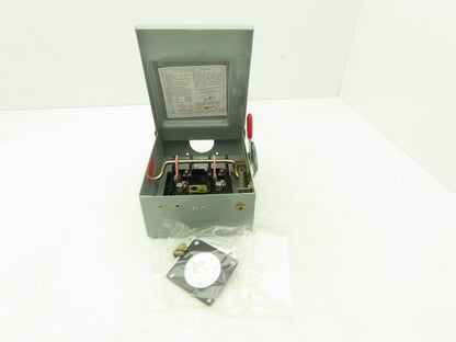 Thomas & Betts RGD221NF-TB Safety Disconnect Switch 30A 240VAC 10HP Non Fused