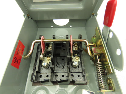 Thomas & Betts RGD221NF-TB Safety Disconnect Switch 30A 240VAC 10HP Non Fused