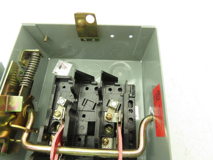 Thomas & Betts RGD221NF-TB Safety Disconnect Switch 30A 240VAC 10HP Non Fused