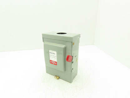 Thomas & Betts RGD221NF-TB Safety Disconnect Switch 30A 240VAC 10HP Non Fused