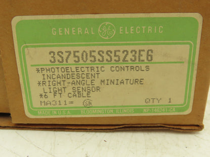 General Electric 3S7505SS523E6 Photoelectric Sensor Right-Angle 6' Cord