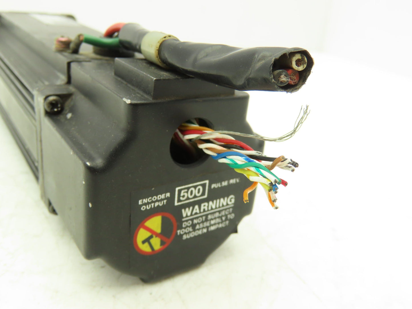 Matsushita MFA020HA1NSJ Nutrunner Servo Motor 3000rpm 0.637Nm 200W *Wires Cut*