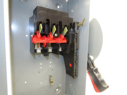 Square D HU362 Safety Disconnect Switch 60A 600VAC 60HP 3Ph Non Fused