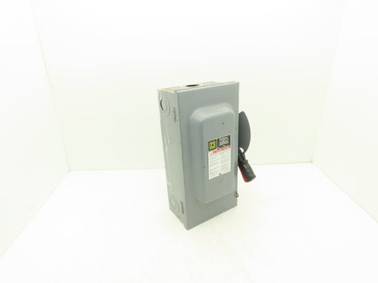 Square D HU362 Safety Disconnect Switch 60A 600VAC 60HP 3Ph Non Fused