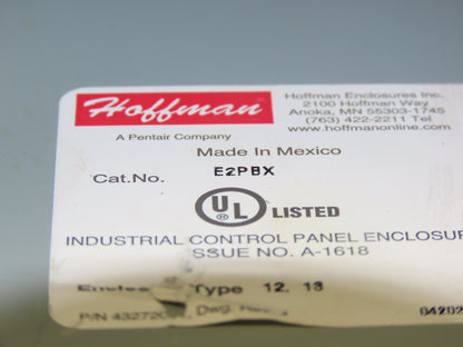 Hoffman E2PBX Pushbutton Enclosure Only 4X6X4.5"  Lot of 5
