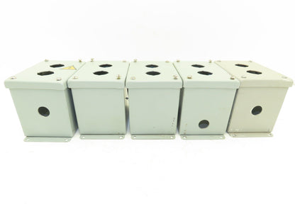 Hoffman E2PBX Pushbutton Enclosure Only 4X6X4.5"  Lot of 5